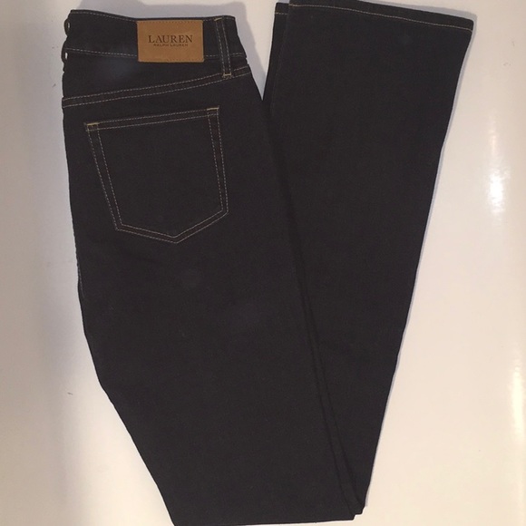 4 TALL [32X34.5] LAUREN RALPH LAUREN LONG BABY BOOT JEANS - Picture 2 of 10